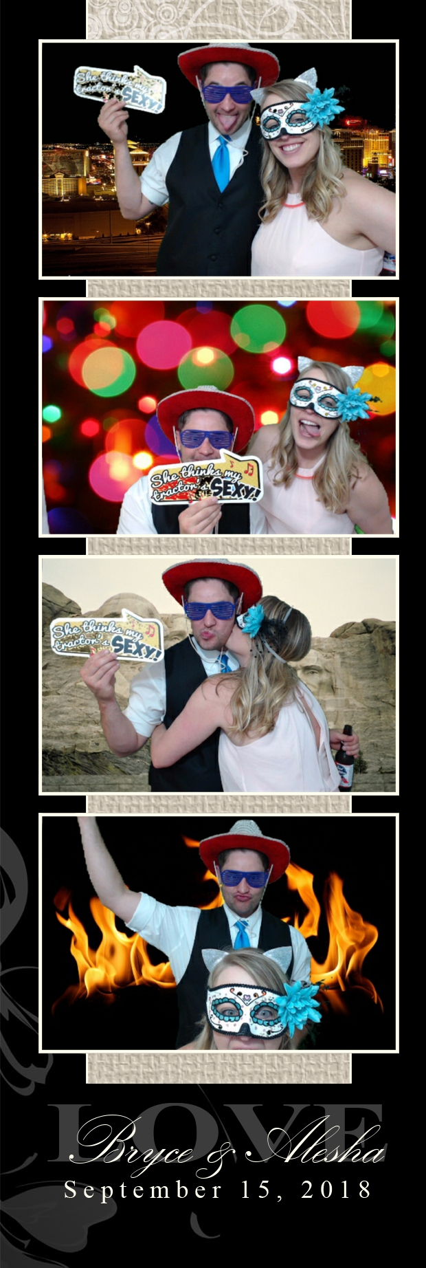 Alesha and Bryce's Wedding | View more photos from the event at gallery.photoboothbillings.com/u/PhotoBoothBillings/Alesha-and-Bryces-Wedding